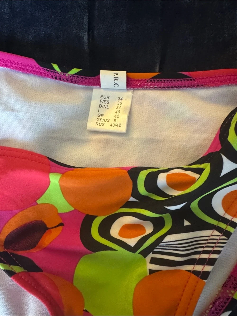 Vibrant Retro Print Two-Piece Bikini Set